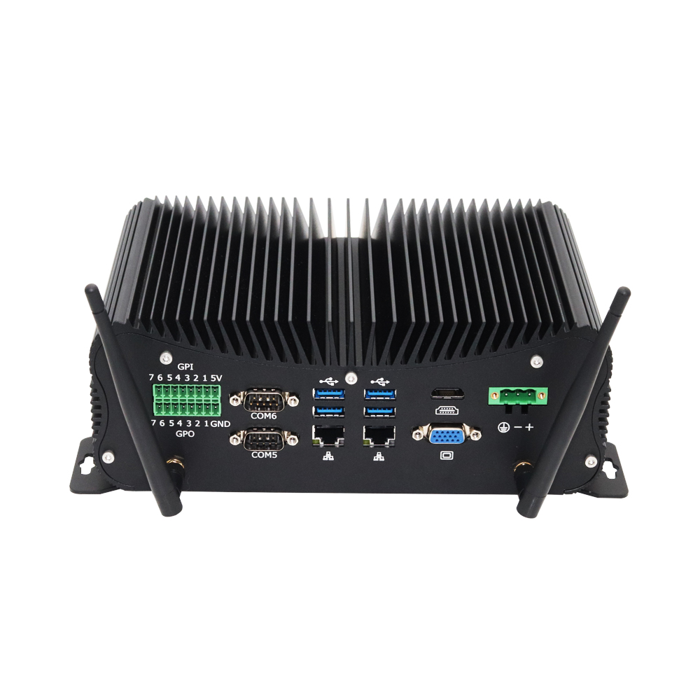 Industrial Mini PC core i5 10210U/i7 10510u 2*RJ45 6*COM GPIO SIM