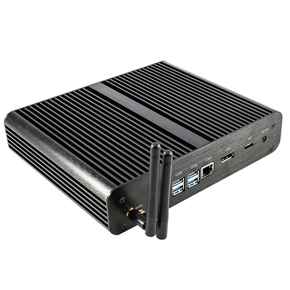 10th Gen. Intel® I7-10510U 2 LAN 3 Display Fanless Mini PC